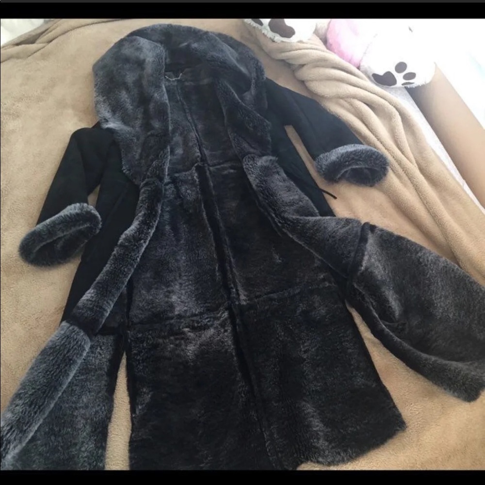 Shearling Long Coat - image 1